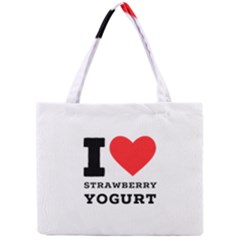 I Love Strawberry Yogurt Mini Tote Bag by ilovewhateva