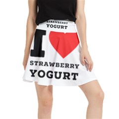 I Love Strawberry Yogurt Waistband Skirt by ilovewhateva