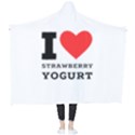 I love strawberry yogurt Wearable Blanket View2