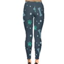 Bons Foot Prints Pattern Background Inside Out Leggings View2