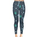 Bons Foot Prints Pattern Background Inside Out Leggings View3