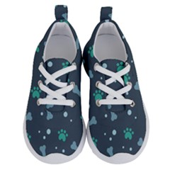 Bons Foot Prints Pattern Background Running Shoes by Salman4z