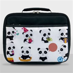 Playing Panda Cartoon Lunch Bag by Salman4z