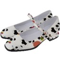 Playing Panda Cartoon Women s Mary Jane Shoes View2