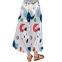 Vector Set Isolates With Cute Birds Scandinavian Style Women s Satin Palazzo Pants View2