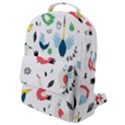 Vector Set Isolates With Cute Birds Scandinavian Style Flap Pocket Backpack (Small) View1