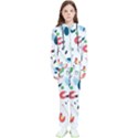 Vector Set Isolates With Cute Birds Scandinavian Style Kids  Tracksuit View1