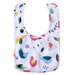 Vector Set Isolates With Cute Birds Scandinavian Style Baby Bib by Salman4z