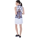 Anchor Background Design Women s Sleeveless Polo Tee View2