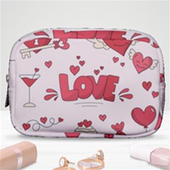 Hand Drawn Valentines Day Element Collection Make Up Pouch (small) by Salman4z