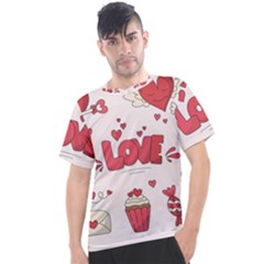 Hand Drawn Valentines Day Element Collection Men s Sport Top by Salman4z