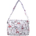 Cute Cat Chef Cooking Seamless Pattern Cartoon Courier Bag View3