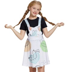 Cartoon Bird Cute Doodle Bird Kids  Apron Dress by Salman4z