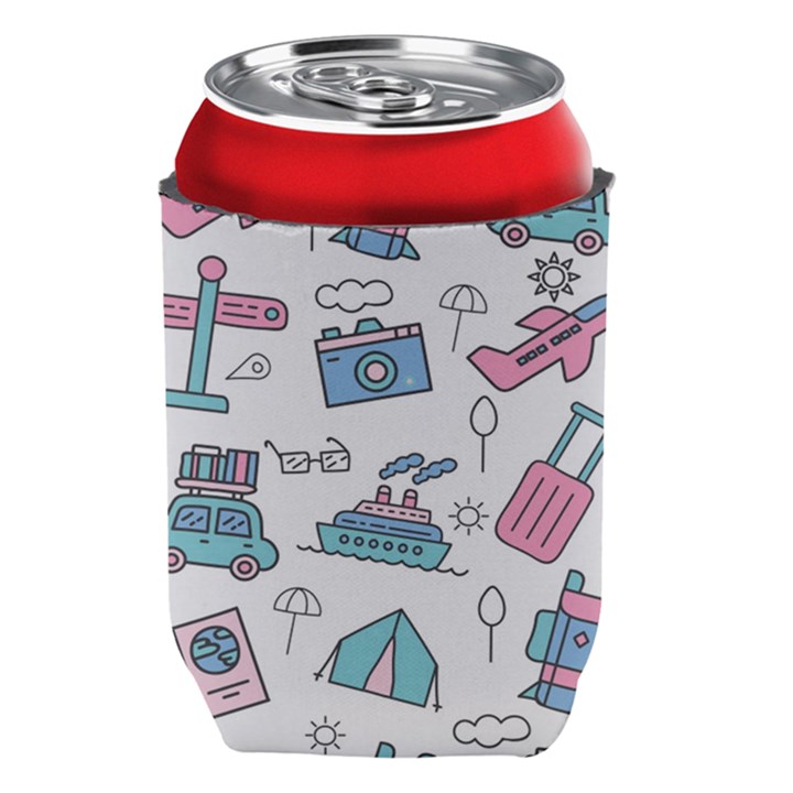 Transportation Seamless Pattern Can Holder