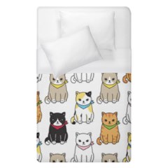 Cat Kitten Seamless Pattern Duvet Cover (single Size) by Salman4z