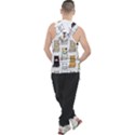 Cat Kitten Seamless Pattern Men s Sleeveless Hoodie View2