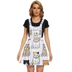 Cat Kitten Seamless Pattern Apron Dress by Salman4z