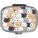 Cute-cat-kitten-cartoon-doodle-seamless-pattern Mini Square Pill Box View1