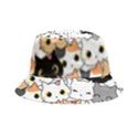 Cute-cat-kitten-cartoon-doodle-seamless-pattern Bucket Hat View1