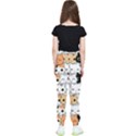 Cute-cat-kitten-cartoon-doodle-seamless-pattern Kids  Elastic Waist Pants View2