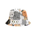 Cute-cat-kitten-cartoon-doodle-seamless-pattern Inside Out Bucket Hat (Kids) View2