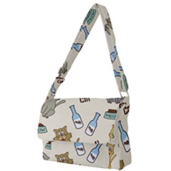 Happy-cats-pattern-background Full Print Messenger Bag (s) by Salman4z