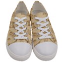 Ice-cream-vintage-pattern Women s Low Top Canvas Sneakers View1