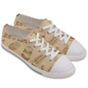 Ice-cream-vintage-pattern Women s Low Top Canvas Sneakers View3