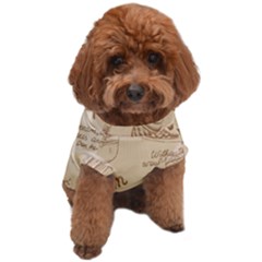 Ice-cream-vintage-pattern Dog T-shirt by Salman4z