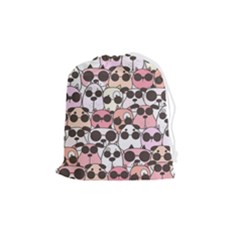 Cute-dog-seamless-pattern-background Drawstring Pouch (medium) by Salman4z