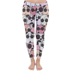 Cute-dog-seamless-pattern-background Classic Winter Leggings by Salman4z