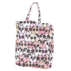 Cute-dog-seamless-pattern-background Giant Grocery Tote by Salman4z