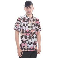 Cute-dog-seamless-pattern-background Men s Polo Tee by Salman4z