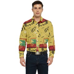 Childish-seamless-pattern-with-dino-driver Men s Long Sleeve  Shirt by Salman4z