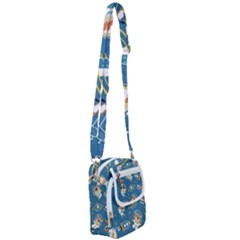 Seamless-pattern-funny-astronaut-outer-space-transportation Shoulder Strap Belt Bag by Salman4z