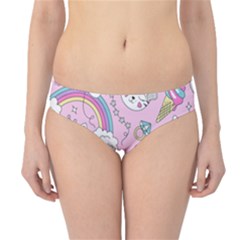 Beautiful-cute-animals-pattern-pink Hipster Bikini Bottoms