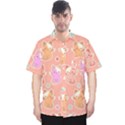 Cute-kawaii-kittens-seamless-pattern Men s Hawaii Shirt View1