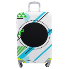 Geometric-shapes-background Luggage Cover (medium) by Salman4z