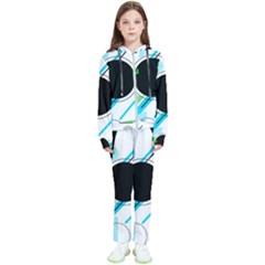 Geometric-shapes-background Kids  Tracksuit by Salman4z