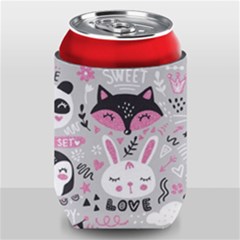 Big-set-with-cute-cartoon-animals-bear-panda-bunny-penguin-cat-fox Can Holder by Salman4z