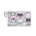 Big-set-with-cute-cartoon-animals-bear-panda-bunny-penguin-cat-fox Canvas Cosmetic Bag (Small) View1