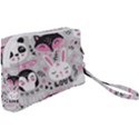 Big-set-with-cute-cartoon-animals-bear-panda-bunny-penguin-cat-fox Wristlet Pouch Bag (Small) View2