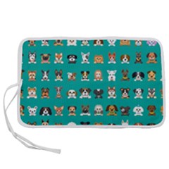 Different-type-vector-cartoon-dog-faces Pen Storage Case (s) by Salman4z