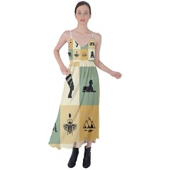 Egyptian-flat-style-icons Tie Back Maxi Dress by Salman4z