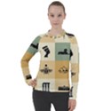 Egyptian-flat-style-icons Women s Pique Long Sleeve Tee View1