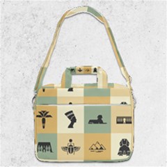 Egyptian-flat-style-icons Macbook Pro 13  Shoulder Laptop Bag  by Salman4z