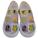 Egypt-icons-set-flat-style Men s Canvas Slip Ons View1