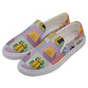 Egypt-icons-set-flat-style Men s Canvas Slip Ons View2