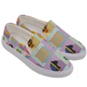 Egypt-icons-set-flat-style Men s Canvas Slip Ons View3