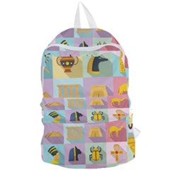 Egypt-icons-set-flat-style Foldable Lightweight Backpack by Salman4z